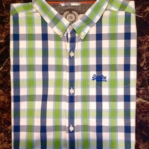 Super Dry Men's Short Sleeve Shirt.